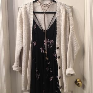 Black fit and flare dress